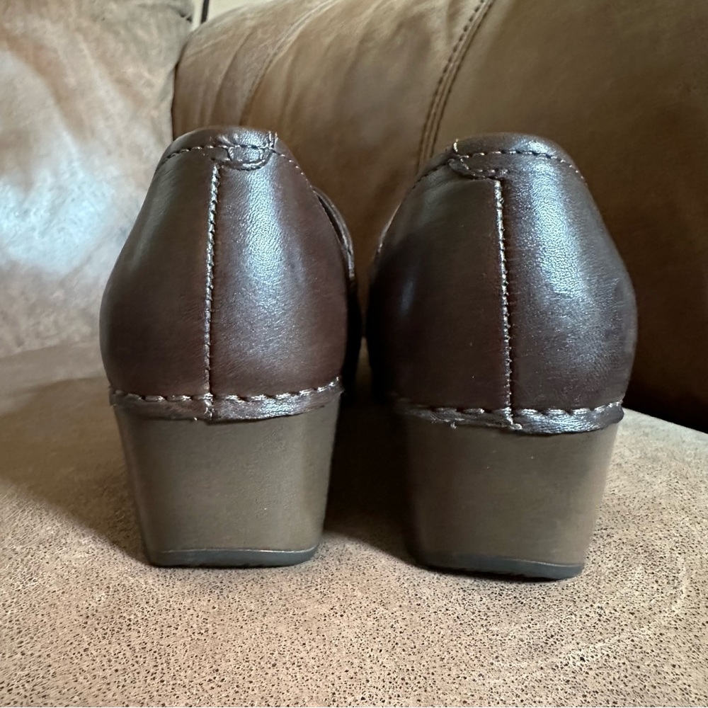 Dansko Tamara Dark Brown Slip On Clog with Buckle Women EU Size 37/US Size 6 - Picture 9 of 12